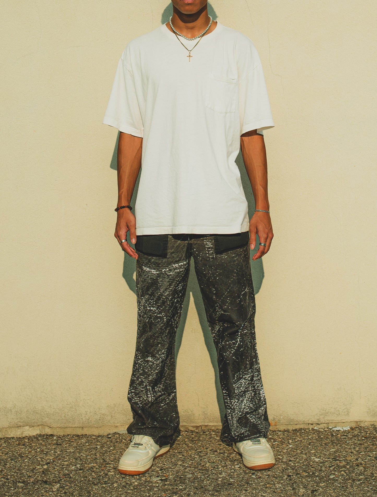 DigiMosaic Flared Chinos
